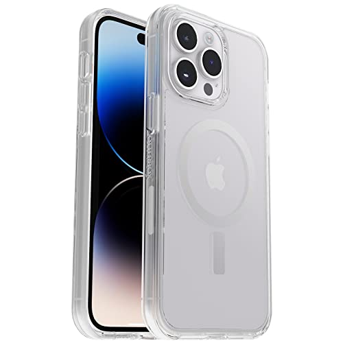 Otterbox Symmetry Series+ Clear Antimicrobial Case With Magsafe For Iphone 14 Pro Max (Only) Clear