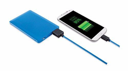 Ihome | Ultra Light 3000mah Slim Portable Battery And Micro Usb Cord Blue See More Colors