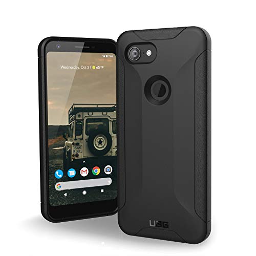 Urban Armor Gear Uag Google Pixel 3a [5.6-Inch Screen] Scout Feather-Light Rugged [Black] Military Drop Tested Case