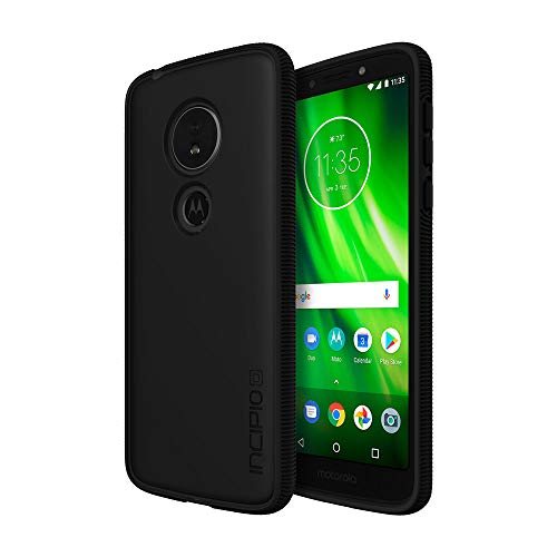 Incipio Octane Moto G6 Play Case With Textured Bumper And Hard Shell Back For Moto G6 Play Black/Smoke