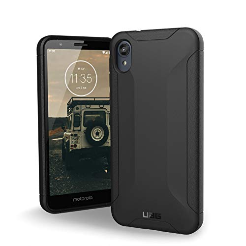 Urban Armor Gear Uag Made For Moto E6 Scout Feather-Light Rugged [Black] Military Drop Tested Phone Case
